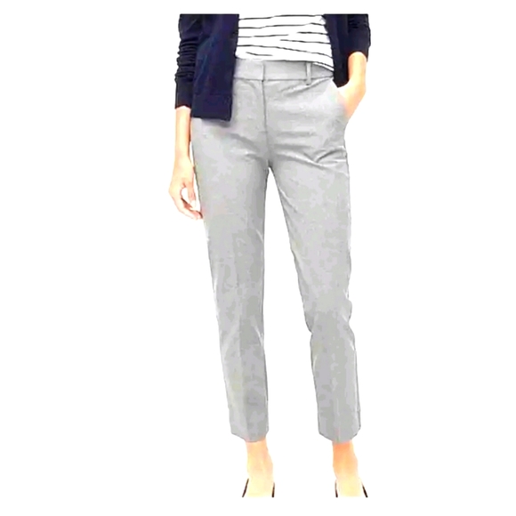 J. Crew Gray Dress Capri Pants size 4 - Picture 2 of 9